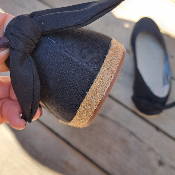 Womens Uggs Canvas /Leather Ballet flats Size 9.5 - Picture 5 of 7